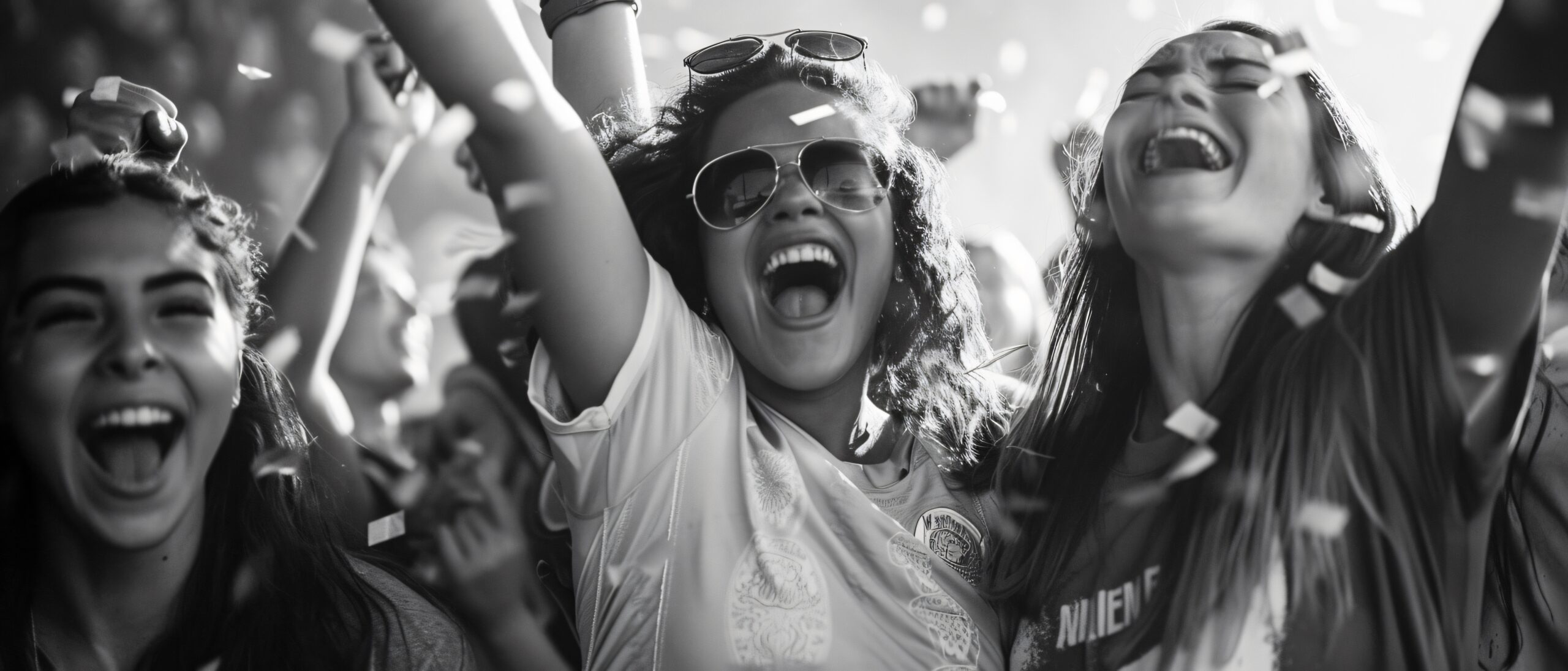 monochrome-soccer-fans-cheering